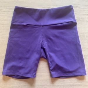 Purple Pixies, Grape Pivot Biker Shorts, CM